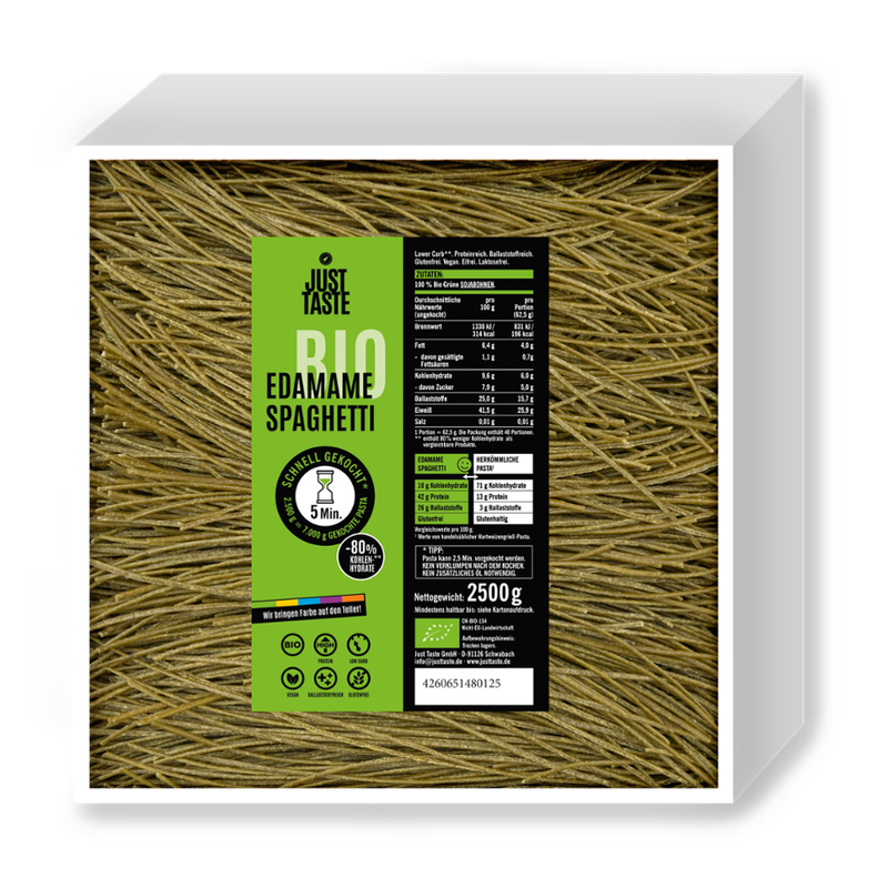 Just Taste Just Taste Bio Edamame Spaghetti - Produktbild