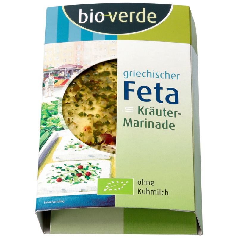 bio-verde Feta in Kräuter-Marinade 150 g - Produktbild