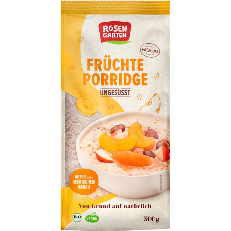 Rosengarten Früchte-Porridge ungesüßt - Produktbild