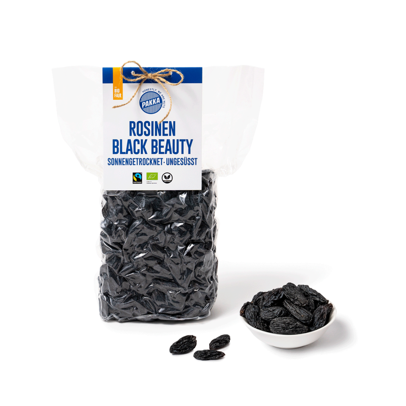 Pakka Black Beauty Rosinen getrocknet, Bio & Fairtrade, 1kg - Produktbild