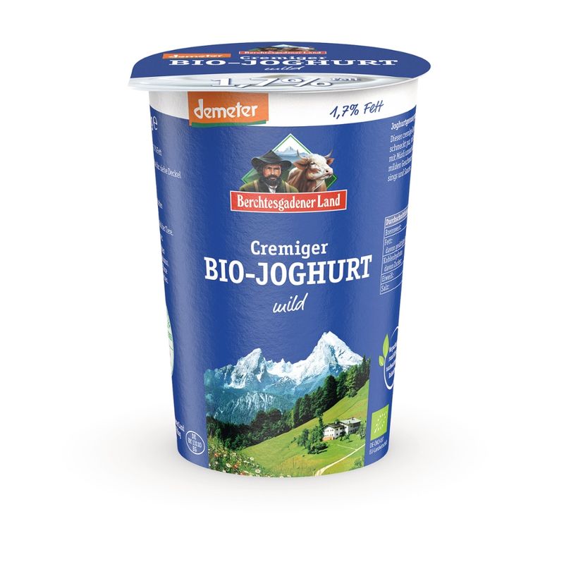 Berchtesgadener Land Bio Bio-Joghurt mild 1,7% Fett Demeter - Produktbild