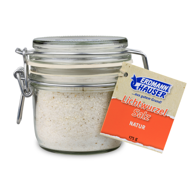 ErdmannHAUSER Getreideprodukte ErdmannHAUSER Lichtwurzel Salz natur im Glas - Produktbild