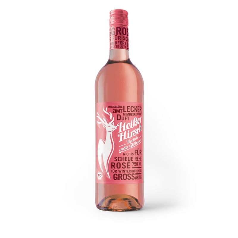 HEISSER HIRSCH HEISSER HIRSCH - Tierisch guter Glühwein (rosé) - Produktbild