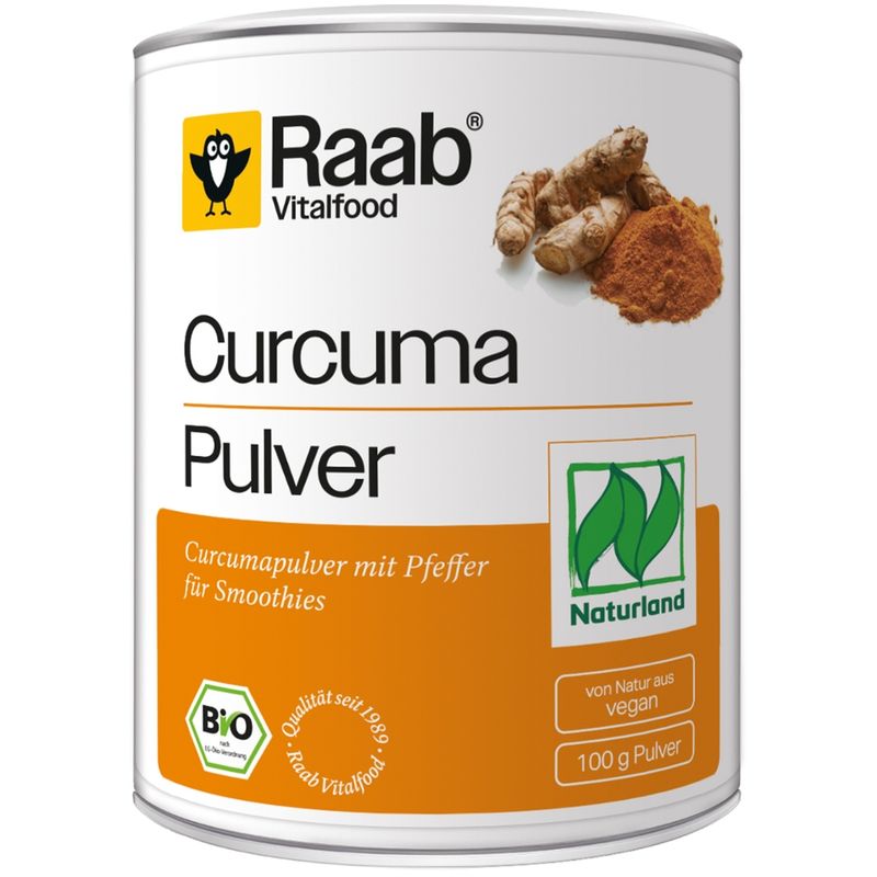 Raab Vitalfood Bio Curcuma Pulver Naturland - Produktbild