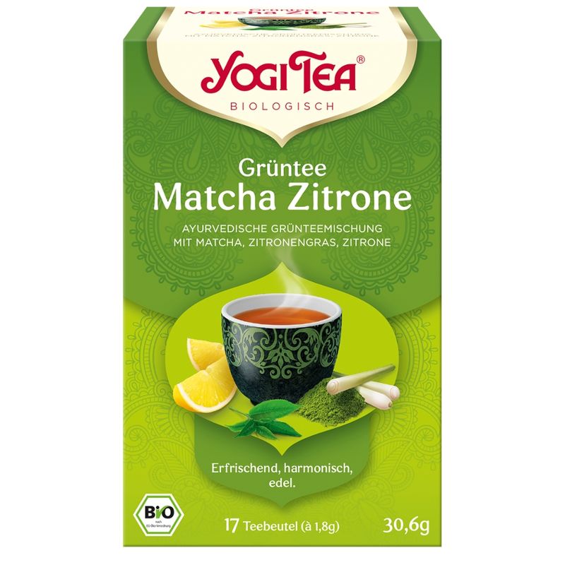 YOGI TEA Yogi Tea® Grüntee Matcha Zitrone Bio - Produktbild