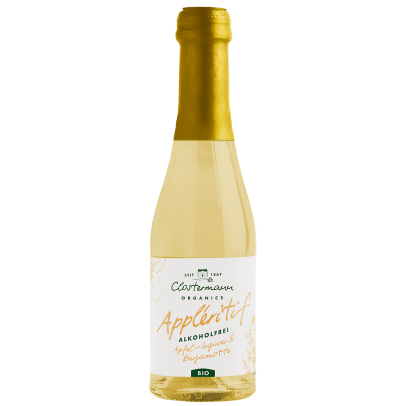 Clostermann Appleritif Apfel - Ingwer & Bergamotte Piccolo (alkoholfrei) - Produktbild