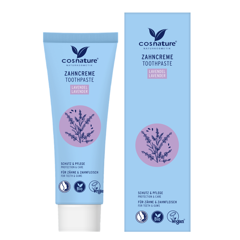 Cosnature  Zahncreme Lavendel 75ml - Erwachsene - Produktbild