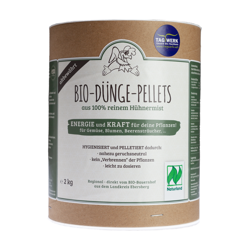 TAGWERK Bio Dünge-Pellets 2kg Biohof Riedl - Produktbild