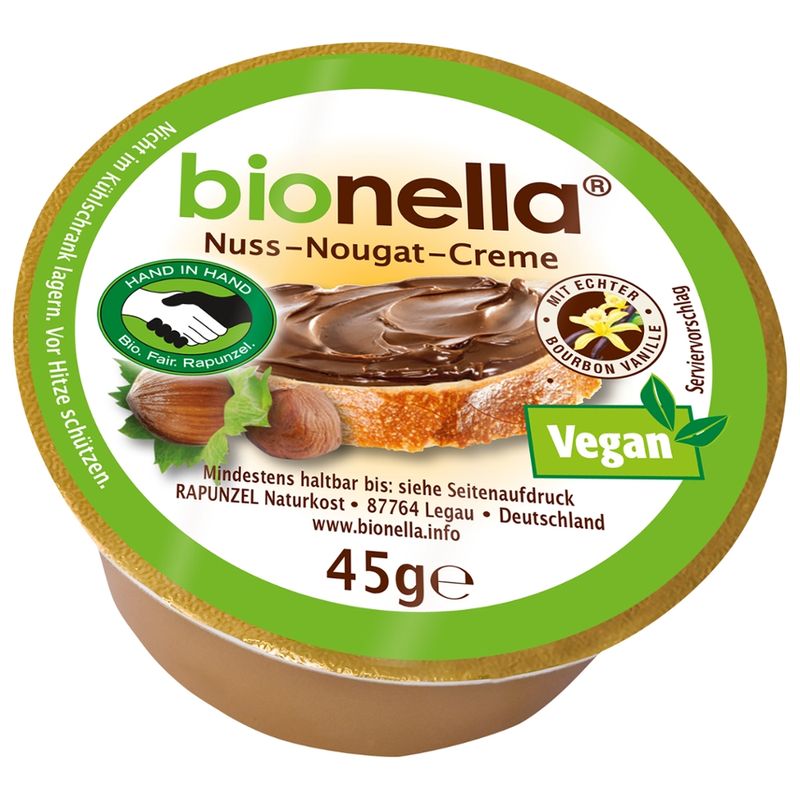 Rapunzel bionella Nussnougat-Creme vegan HIH - Produktbild