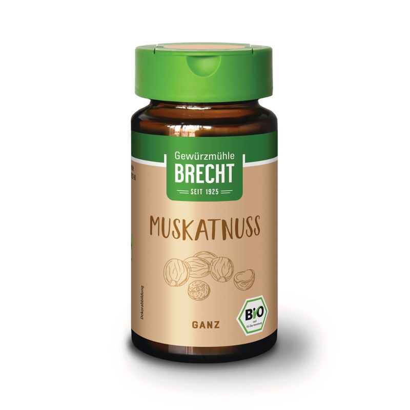 Gewürzmühle Brecht Muskatnuss ganz - Glas - Produktbild