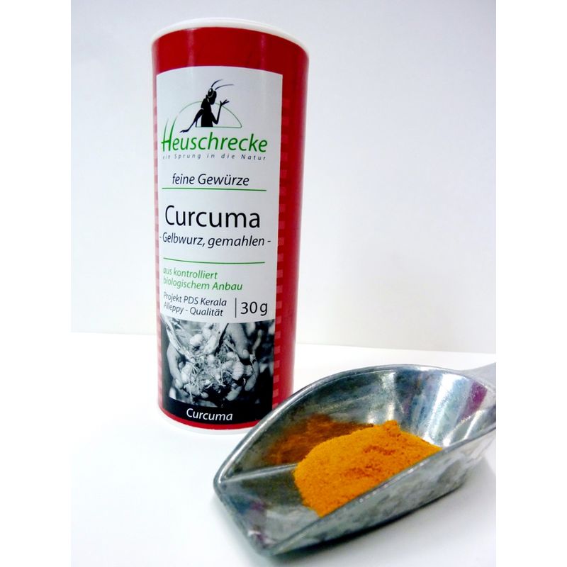 Heuschrecke Curcuma, gemahlen, Alleppy, kbA - Produktbild