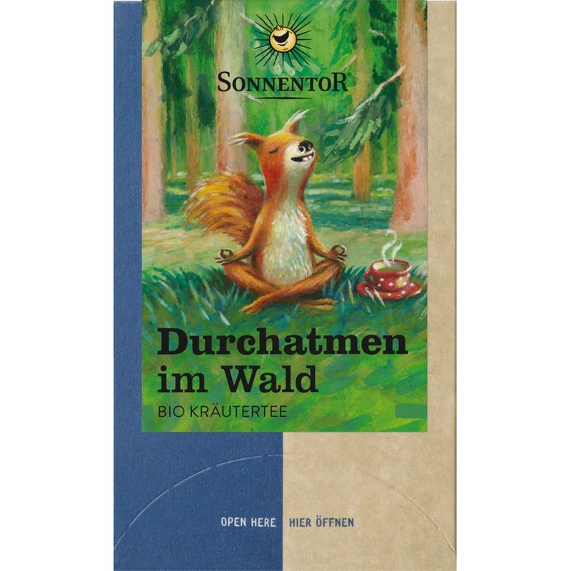 Sonnentor Durchatmen im Wald Tee, Doppelkammerbeutel - Produktbild