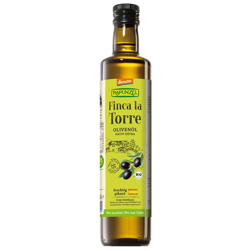 Rapunzel Olivenöl Finca la Torre, nativ extra, demeter - Produktbild