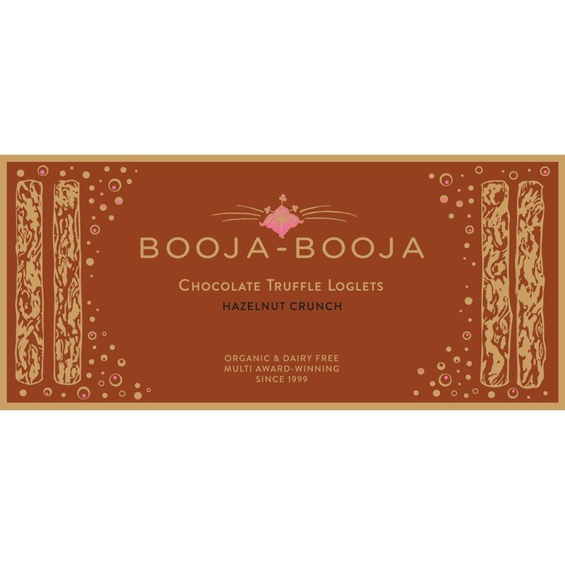 Booja Booja HAZELNUT CRUNCH TRUFFLE LOGLETS - Produktbild