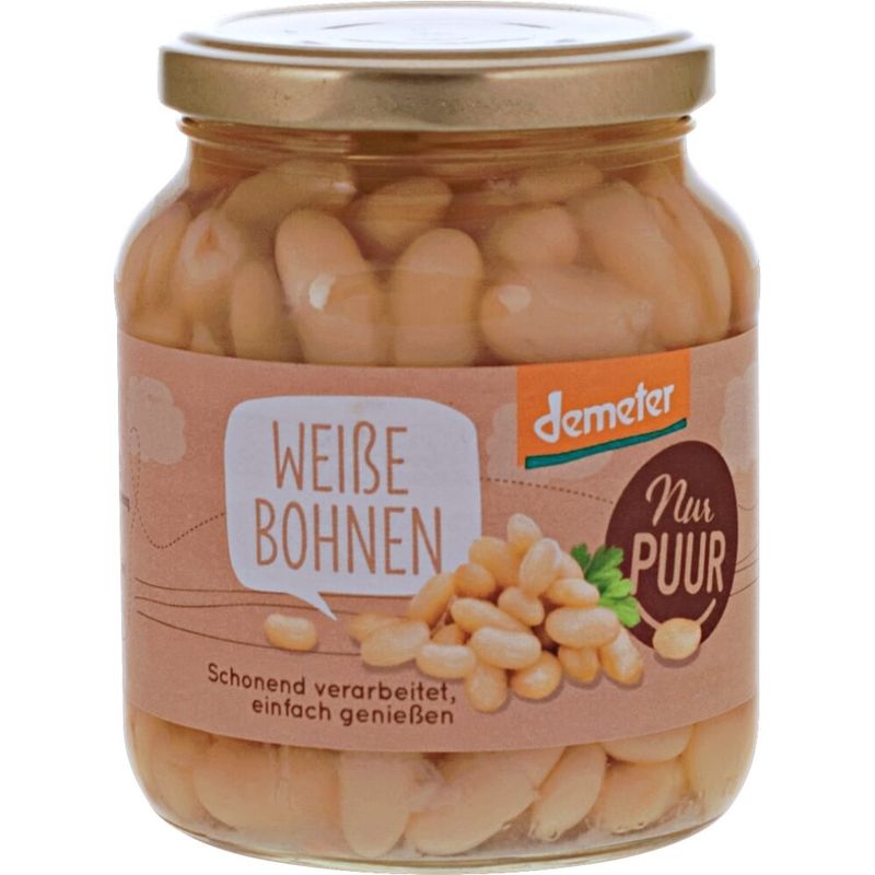 Nur Puur Weiße Bohnen Demeter - Produktbild