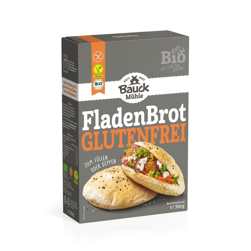 Bauck Mühle Fladenbrot 350g Bio gf - Produktbild
