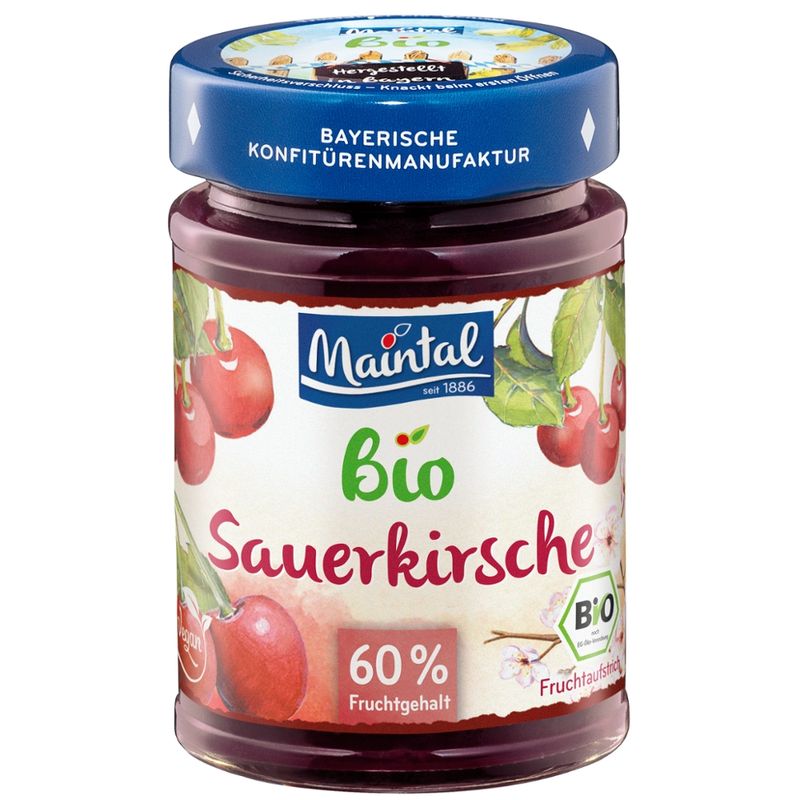 Maintal Bio Bio Sauerkirsch-Fruchtaufstrich - Produktbild