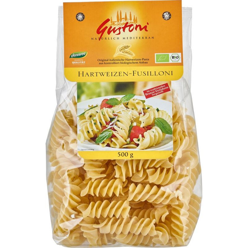 Gustoni Hartweizen-Fusilloni, Original italienische Hartweizen-Pasta - Produktbild