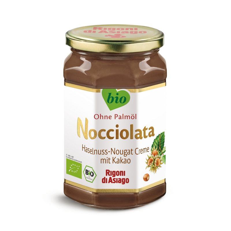 Rigoni di Asiago S.R.L.  Nocciolata Bio Nuss-Nougat-Aufstrich glutenfrei - Produktbild