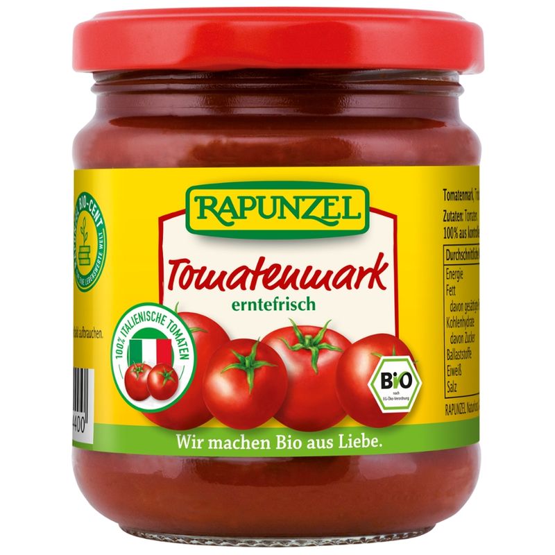 Rapunzel Tomatenmark, einfach konzentriert, 22% Tr.M. - Produktbild