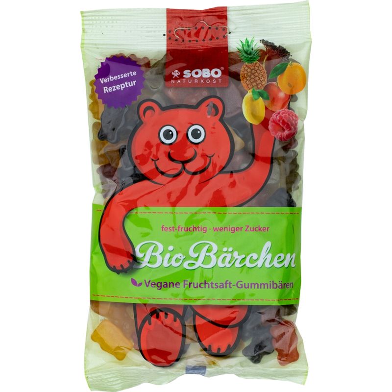 Sobo Bio-Bärchen ohne Gelatine, mit Gummi arabicum - Produktbild