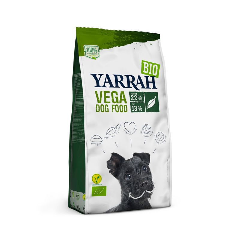 Yarrah Organic Petfood Yarrah Bio Hund Trockenfutter Erwachsene vegetarisch Affenbrotbaum & Kokosöl - Produktbild