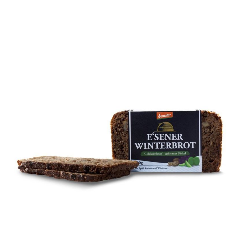 Härdtner Spezialitäten E'sener Winterbrot mit Goldkeimlinge, Äpfeln, Rosinen und Walnüssen - Produktbild