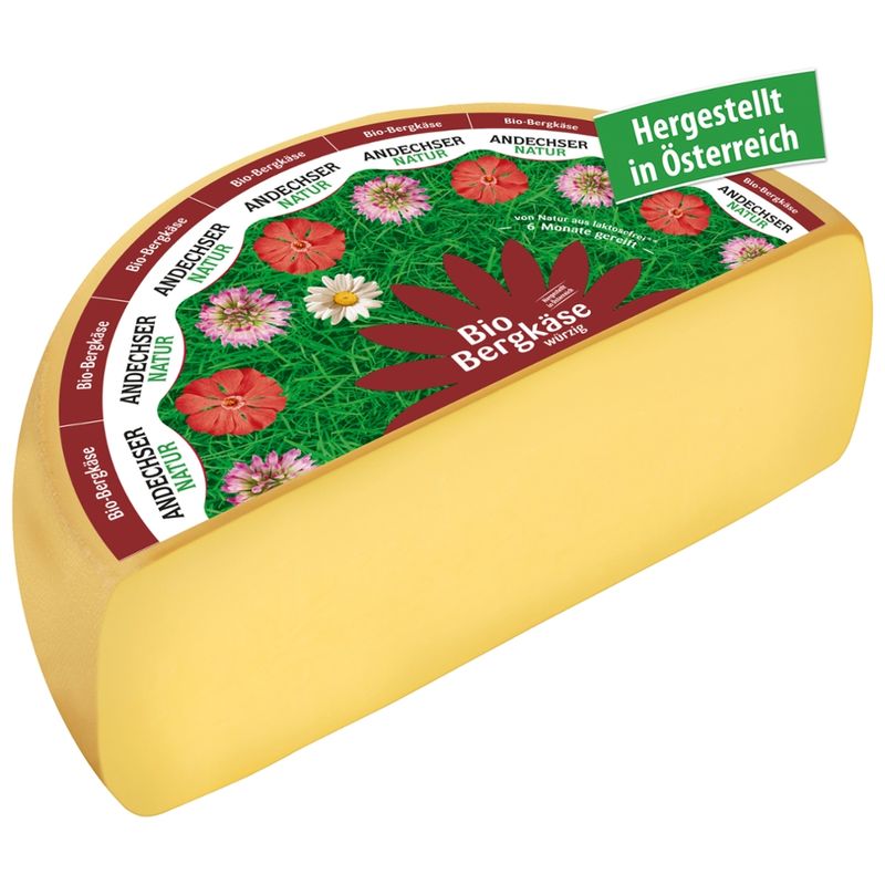 Andechser Natur Bio Bergkäse 50% - Produktbild
