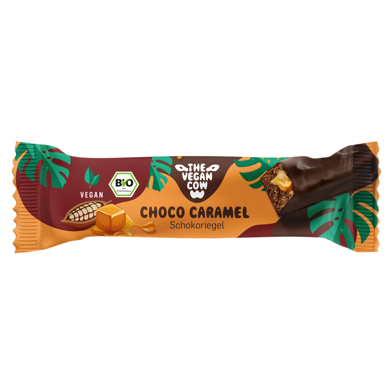 THE VEGAN COW Schokoriegel Choco Caramel - Produktbild
