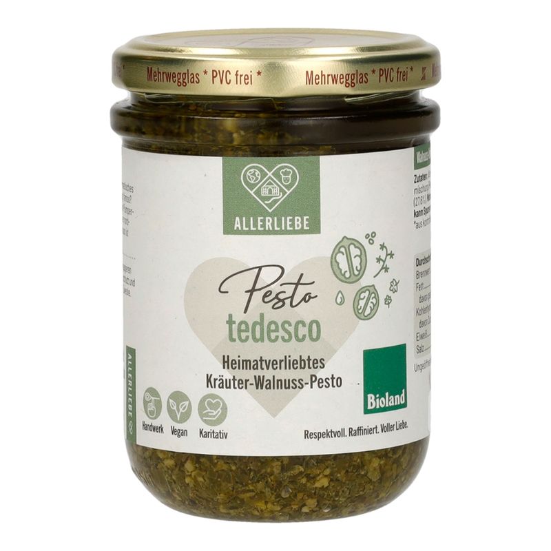 ALLERLIEBE ALLERLIEBE Kräuter-Walnuss Pesto 175g - Produktbild