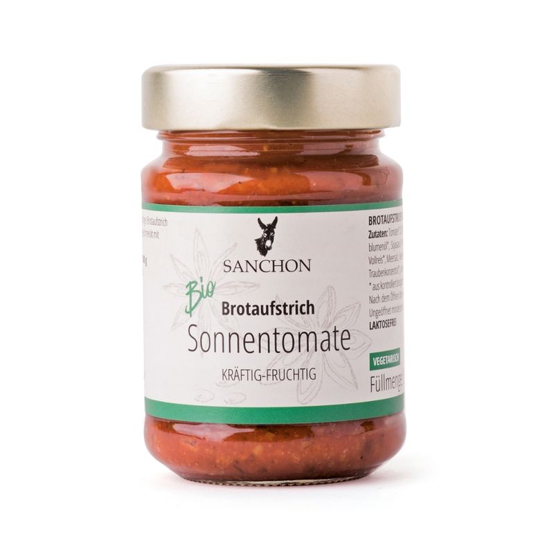 Sanchon BA Brotaufstrich Sonnentomate, 190 g, SANCHON, bio - Produktbild