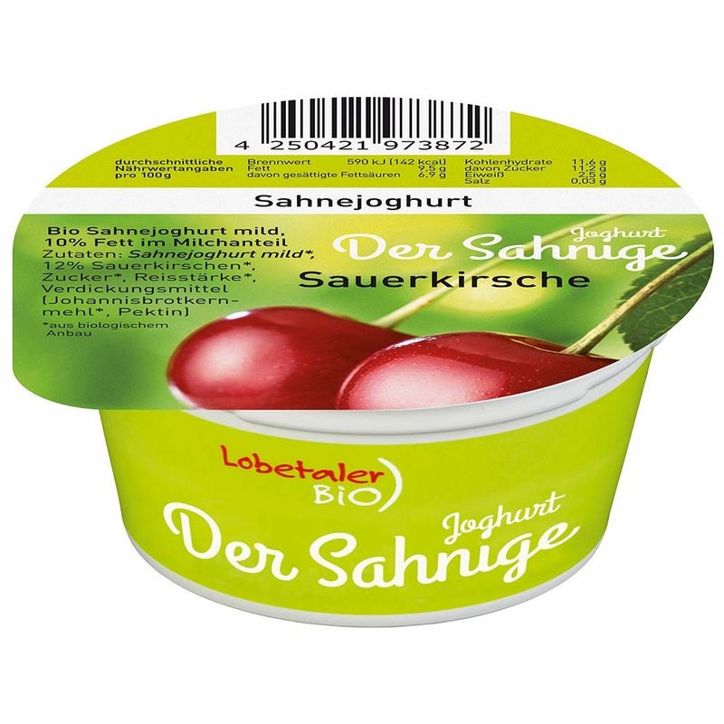 Lobetaler Bio Der Sahnige Sauerkirsche - Produktbild