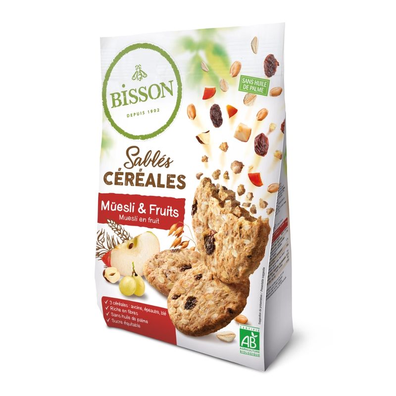 Bisson Kekse Müsli mit Früchte - Produktbild