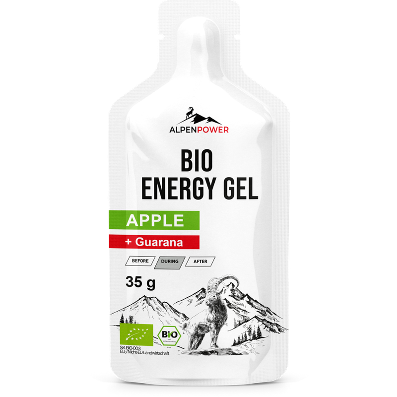 Alpenpower Bio Energy Gel- Apfel - Produktbild