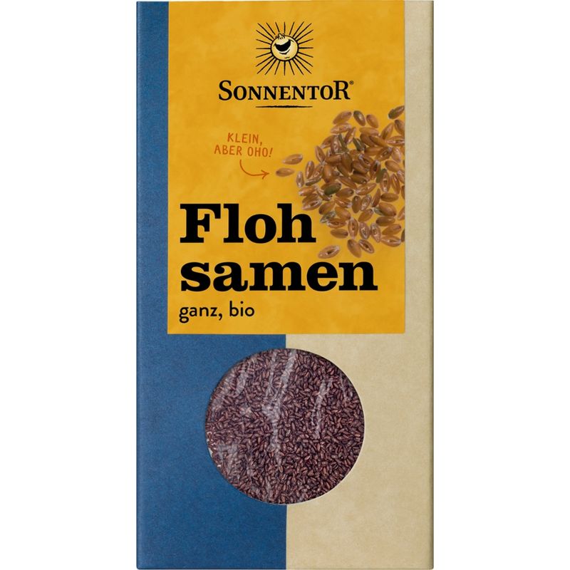 Sonnentor Flohsamen ganz, Packung - Produktbild