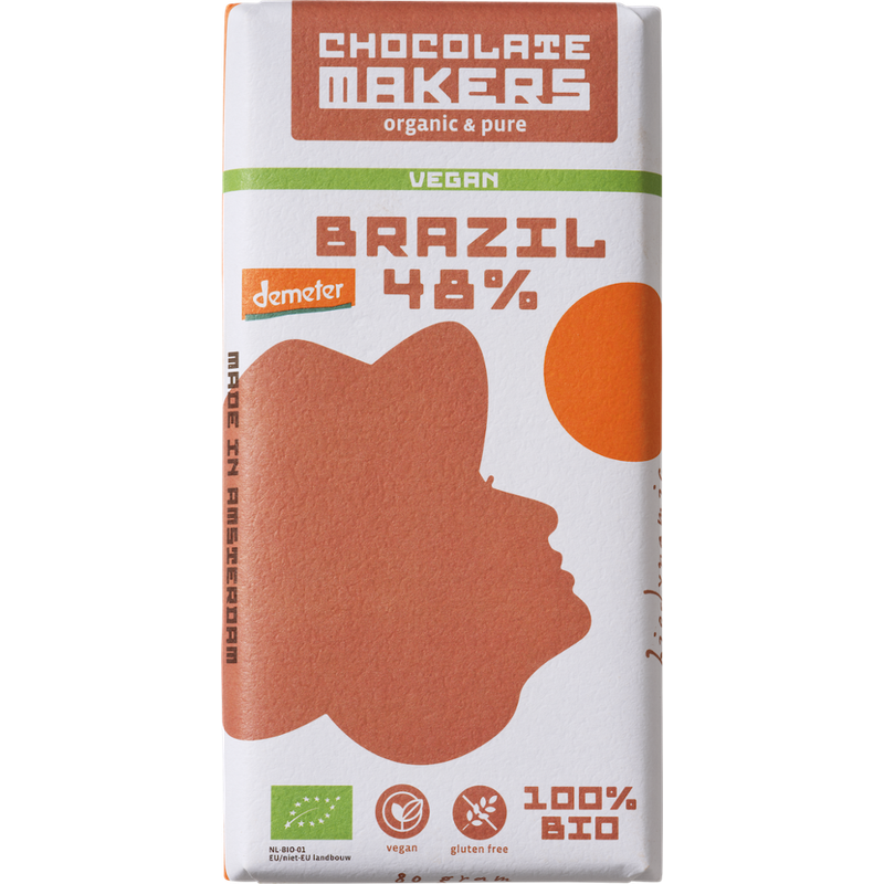 Chocolatemakers Bio Demeter Brazil Vegan 48% - Produktbild