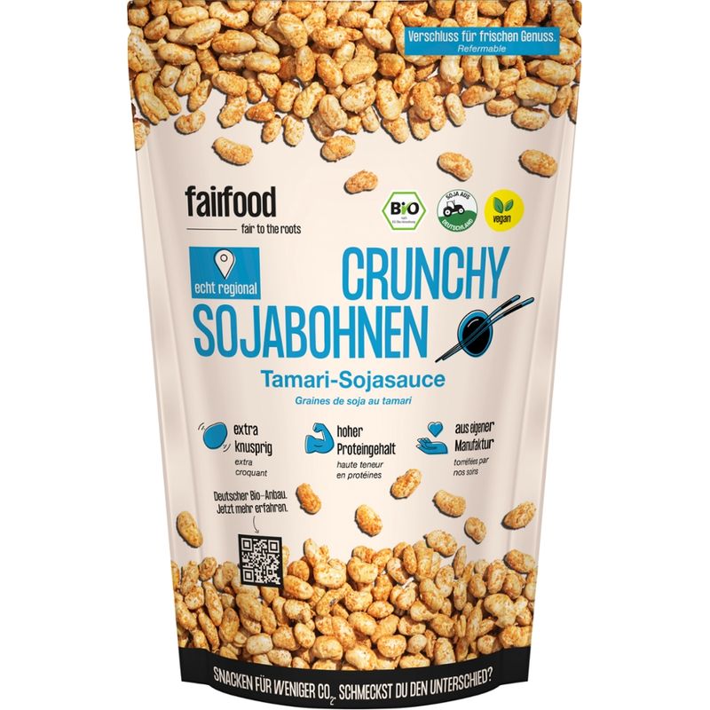 fairfood Freiburg Crunchy Sojabohnen TAMARI, BIO - Produktbild