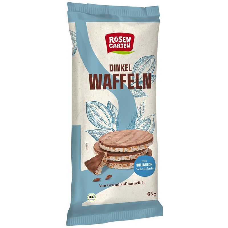 Rosengarten Dinkel-Waffeln Vollmilch - Produktbild