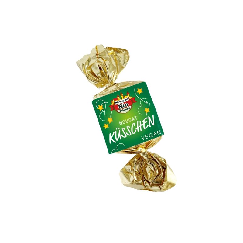 Nürnberger Bio Originale Bio Küsschen Nougat mit Reismilchüberzug vegan - Produktbild