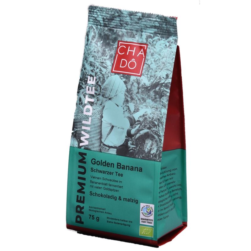 Cha Dô WildTee Golden Banana Schwarztee WFTO - Produktbild
