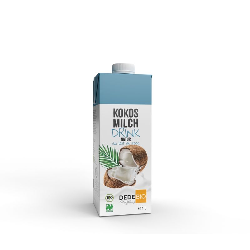 DEDEBIO  DEDEBIO Bio Kokosmilch Drink 1L Naturland - Produktbild