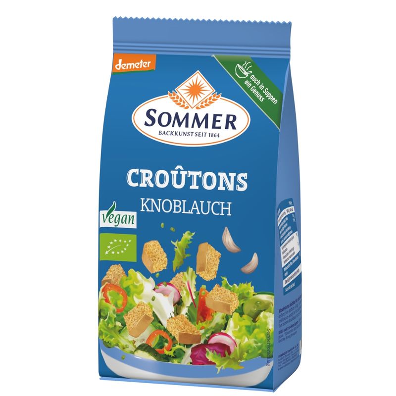 Sommer Croutons Knoblauch Geröstete Brotwürfel - Produktbild