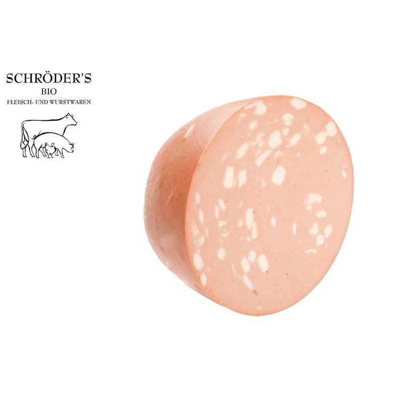 Schröder's Bio Fleisch- und Wurstwaren Italienischer Mortadella 80 g - Produktbild