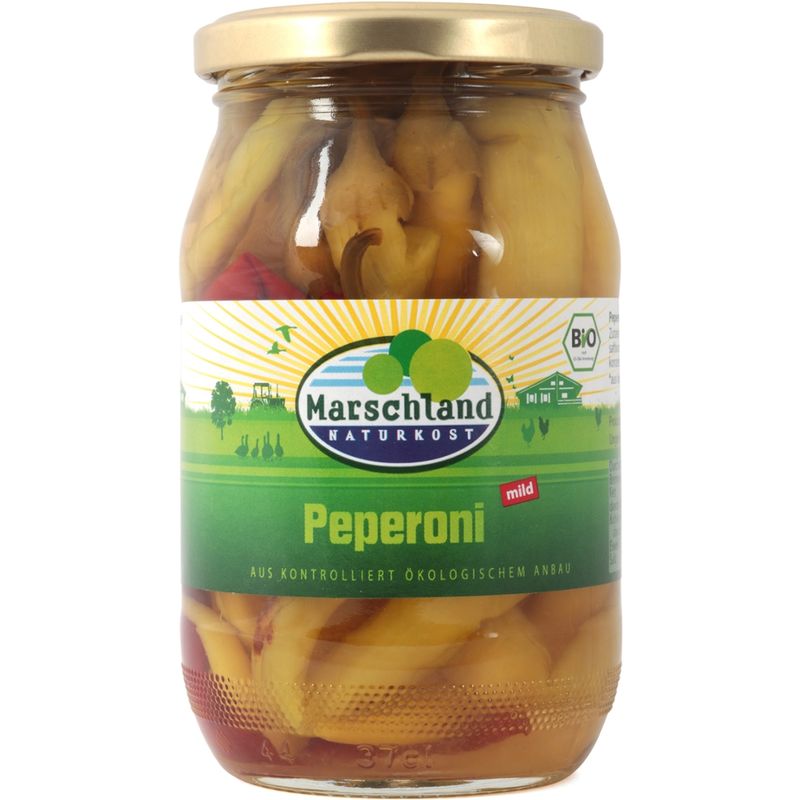 Marschland  Bio-Peperoni, mild 370 ml Gl. MARSCHLAND - Produktbild