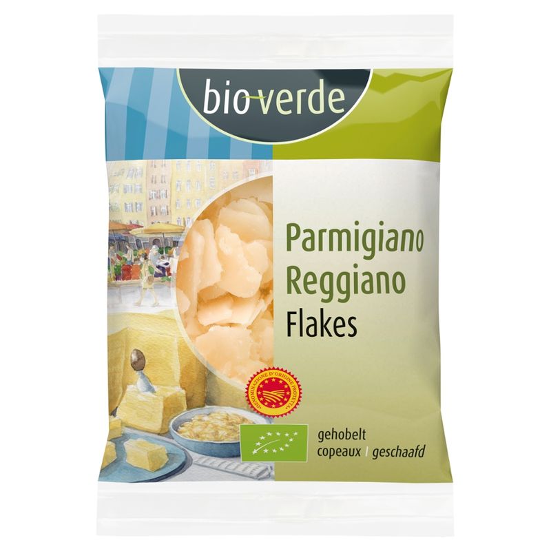 bio-verde Parmigiano Reggiano Flakes gehobelt D.O.P. 40 g - Produktbild