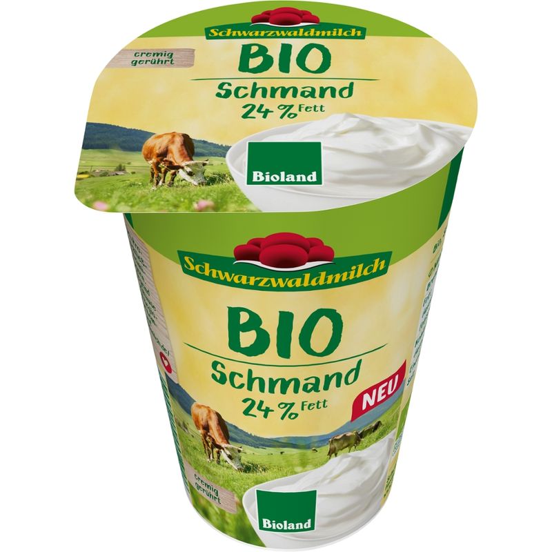 Schwarzwaldmilch BIO SWM BIO Schmand 24% 10x200G BE - Produktbild