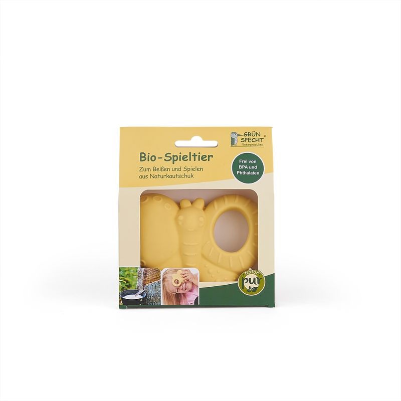 GRÜNSPECHT Naturprodukte Bio-Spieltier Schmetterling,  Naturkautschuk - Produktbild