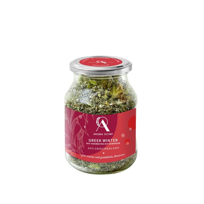 Aroma Olymp Aroma Olymp Greek Winter Bio Winterteemischung mit Griechischem Bergtee, Lindenblüten, Ceylon Zimtrinde, Lavendel - Produktbild