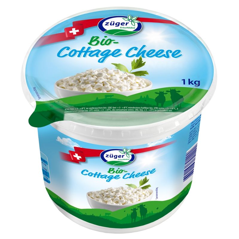 Züger Frischkäse AG Züger Bio Hüttenkäse 1kg - Produktbild