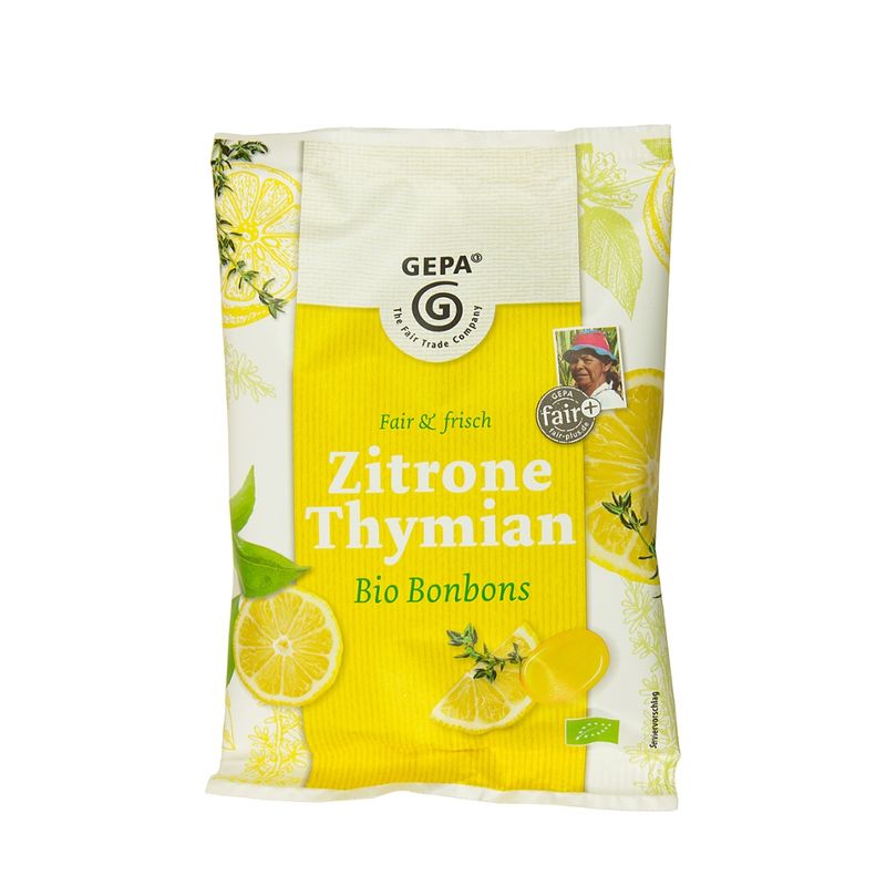 GEPA - The Fair Trade Company Bio Zitrone Thymian Bonbons - Produktbild